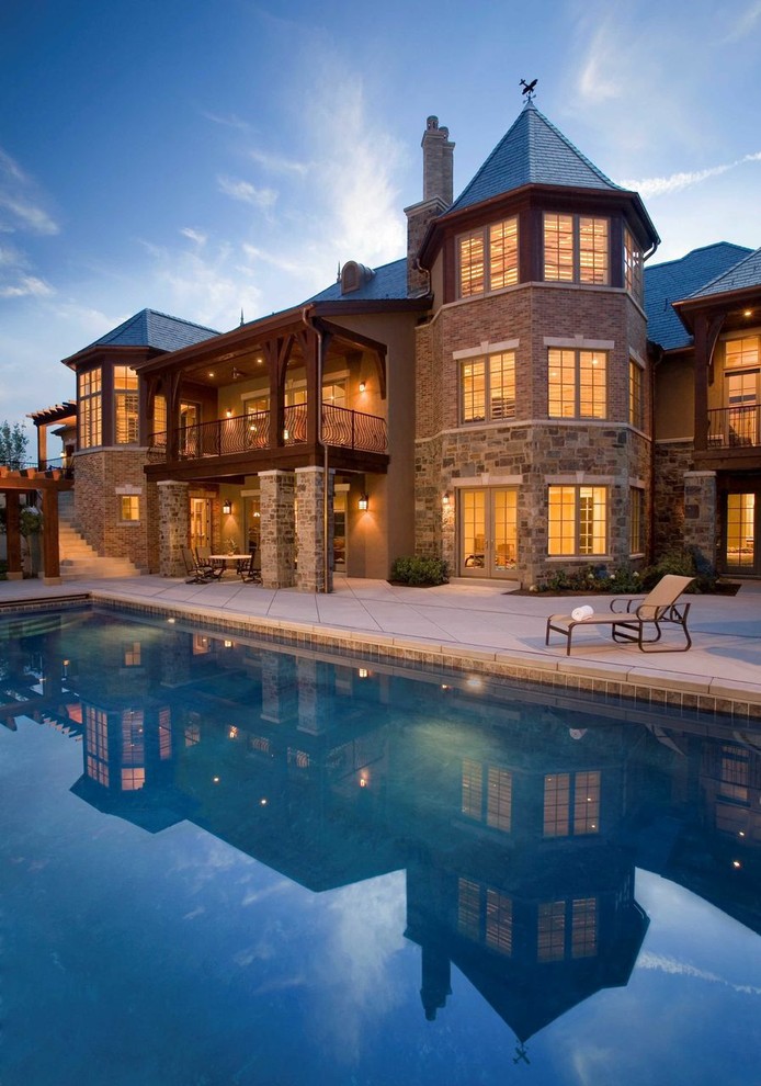 11 Provo, Utah Residence Traditional Pool Salt Lake City by Magleby Construction Houzz