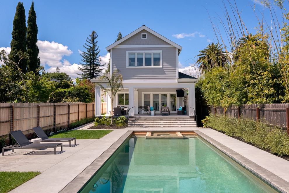 2 Story Modern CraftsmanCustom Home Craftsman Pool San Francisco