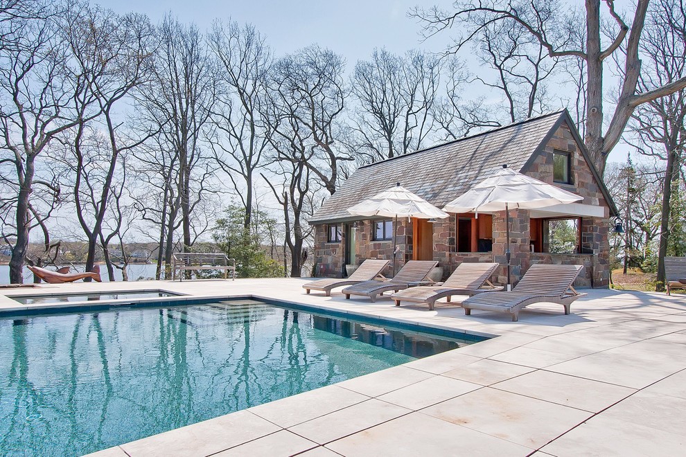 629 Turkey Point Road Traditional Pool New York by Pat Mayer