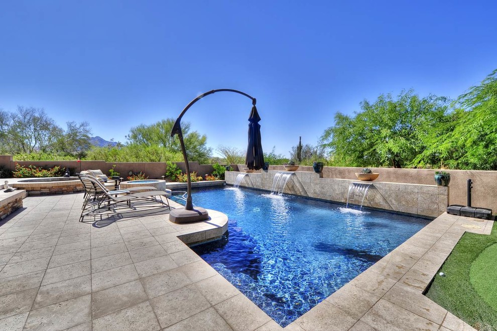 9290 E Thompson Peak Parkway 436 Contemporary Pool Phoenix by