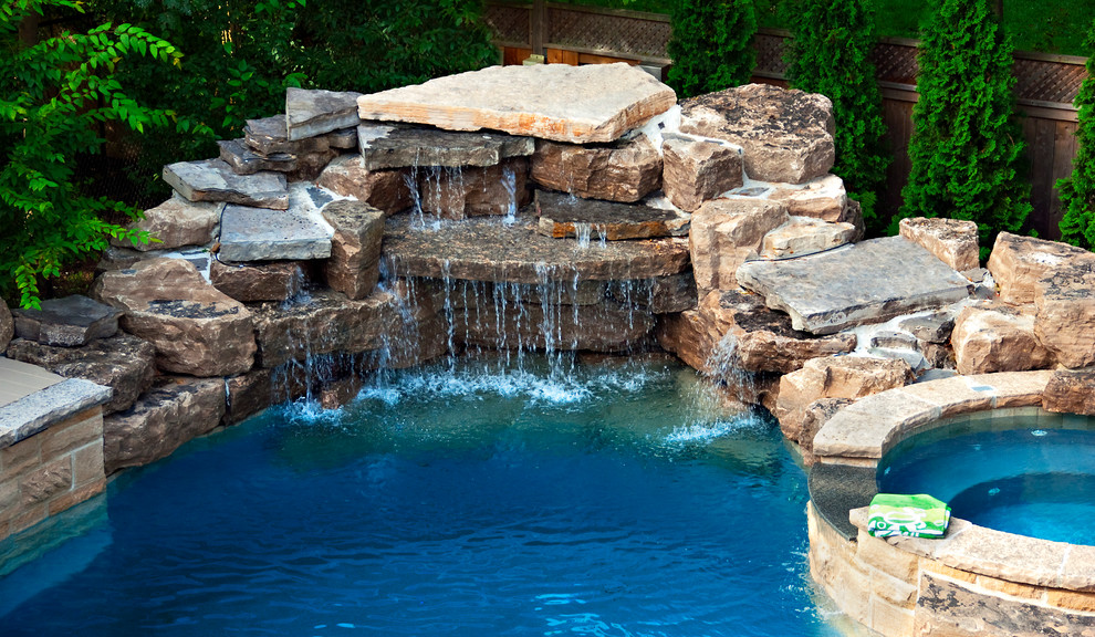 A Backyard Pool Oasis Traditional Pool Toronto by User Houzz
