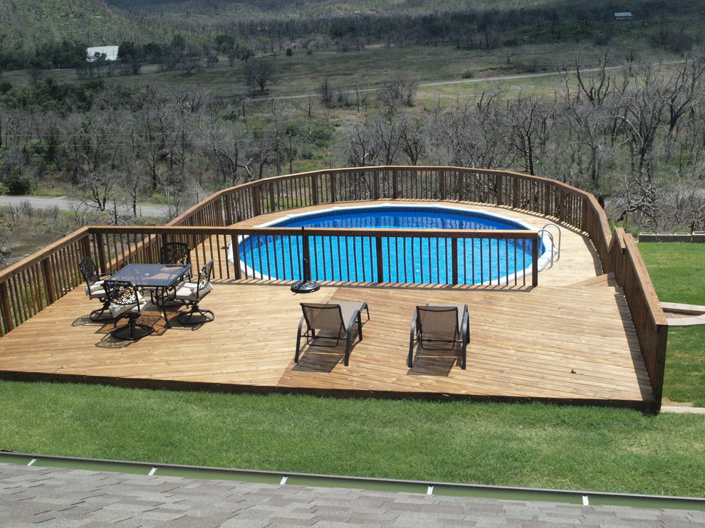 Above Ground Pools Traditional Pool Austin By Splash Pools And Spas Houzz 9738