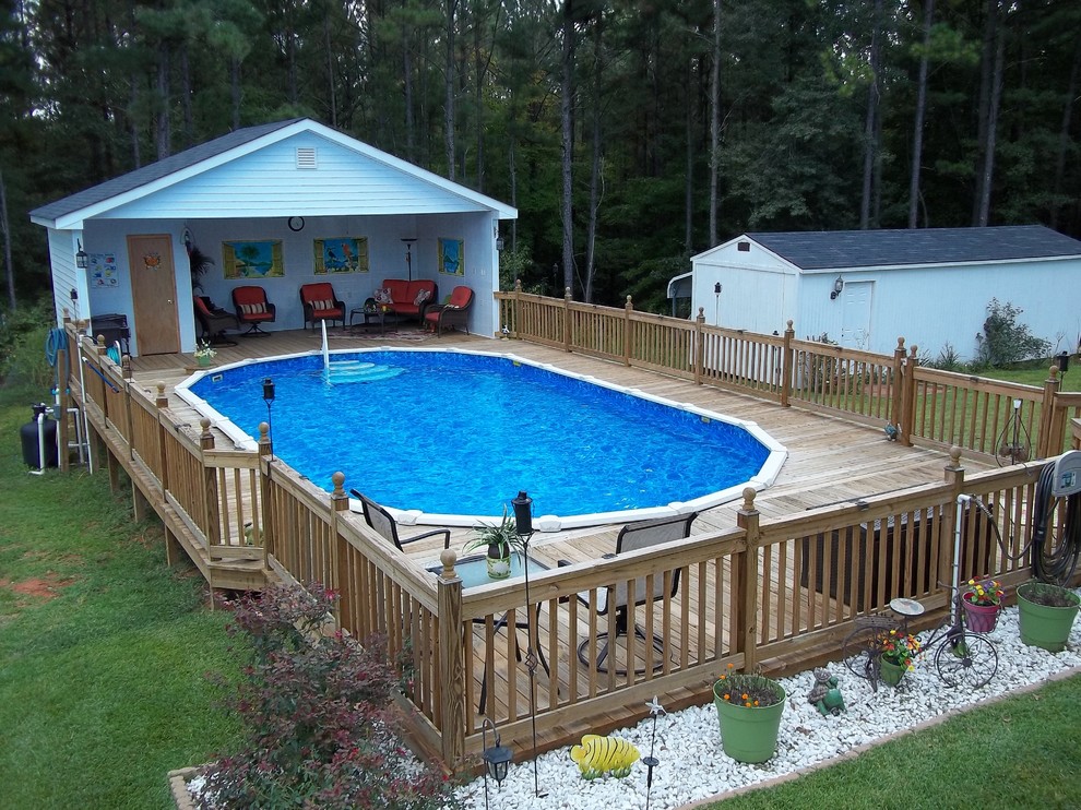 Aboveground Pools Installed by Brown's Pools & Spas - Traditional ...