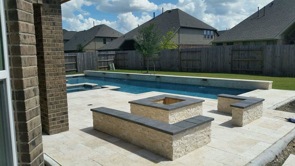 Aliana pool build Pool Houston by Old World Outdoor Houzz