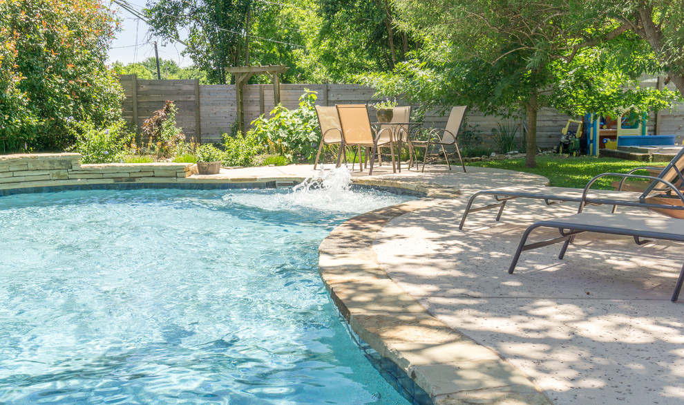 Allendale Deck & Pool (Zuri) Contemporary Pool Austin by
