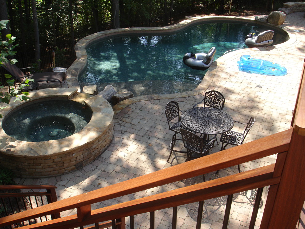 Alpharetta Backyard Traditional Pool Atlanta by Steve