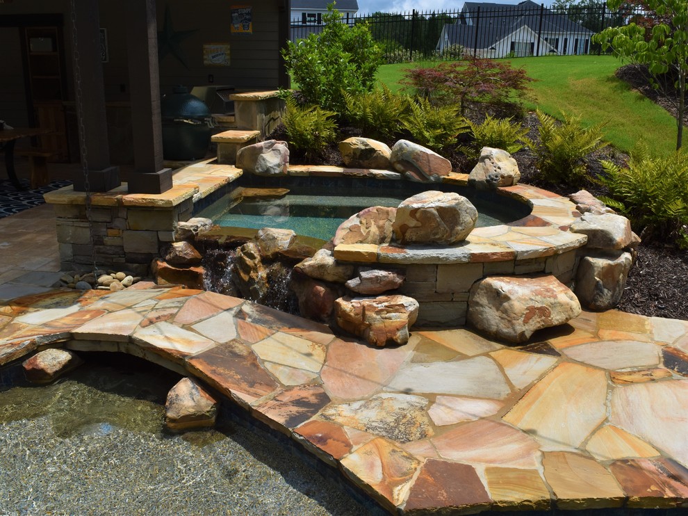Alpharetta Pool and Spa Pool Atlanta by Hearthstone Luxury Pools