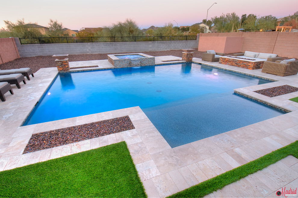 Anchetta Pool & Spa 2015 - Modern - Pool - Phoenix - by Thunderbird ...