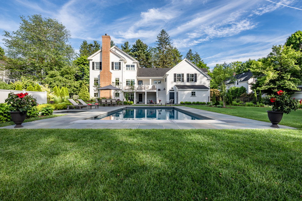 Andover Estate Pool and Landscape Project Traditional Pool Boston