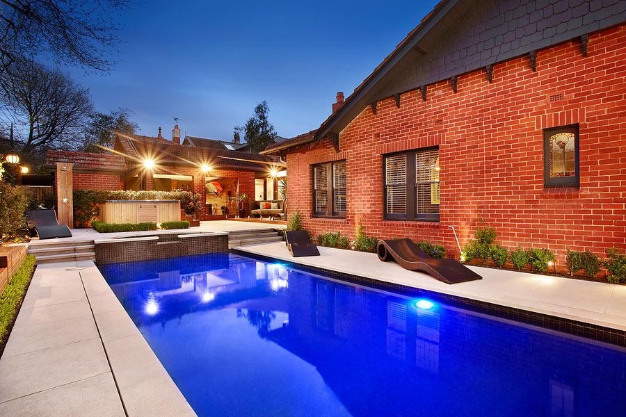 Example of a classic pool design in Melbourne