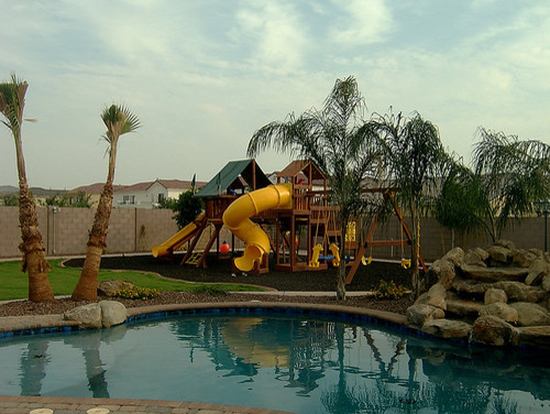 Inspiration for a tropical pool remodel in Phoenix
