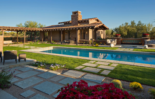 Arizona Ranch by Architect Clint Miller / Interiors Janet Brooks Design -  Southwestern - Pool - Phoenix - by User