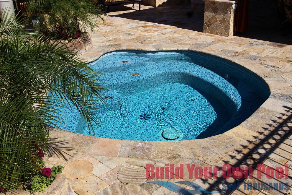 Arizona Swimming Pool and Grotto Designed by Build Your Own Pool