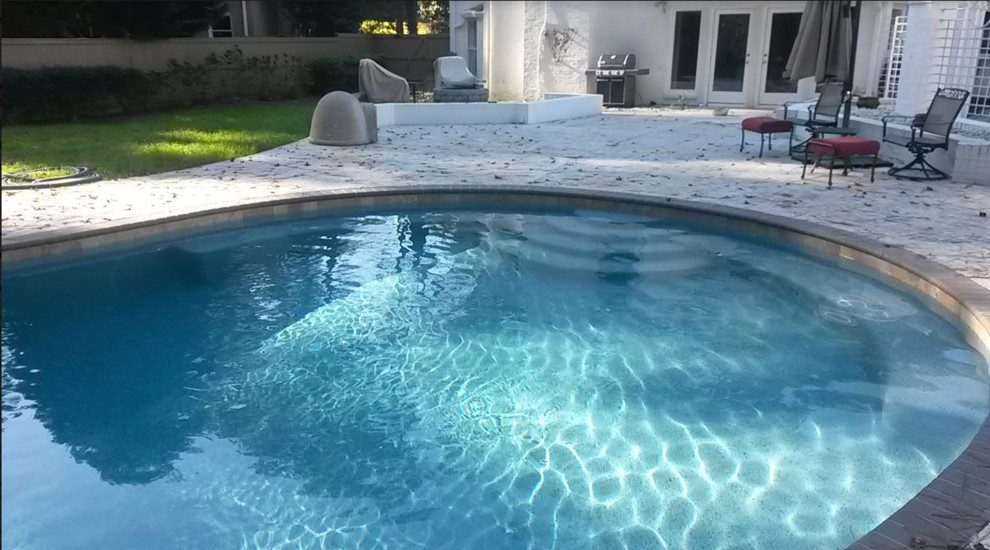 Atlanta Metro Custom Pool Renovations - Blue Lagoon PebbleTec ...
