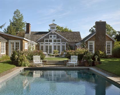 Inspiration for a victorian pool remodel in Bridgeport