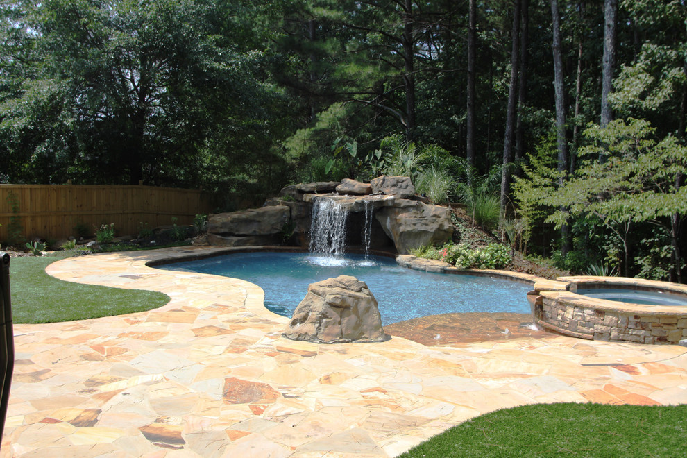 Awesome Hilltop Pool In Marietta Ga Tropical Pool Atlanta By Hilltop Pools And Spas