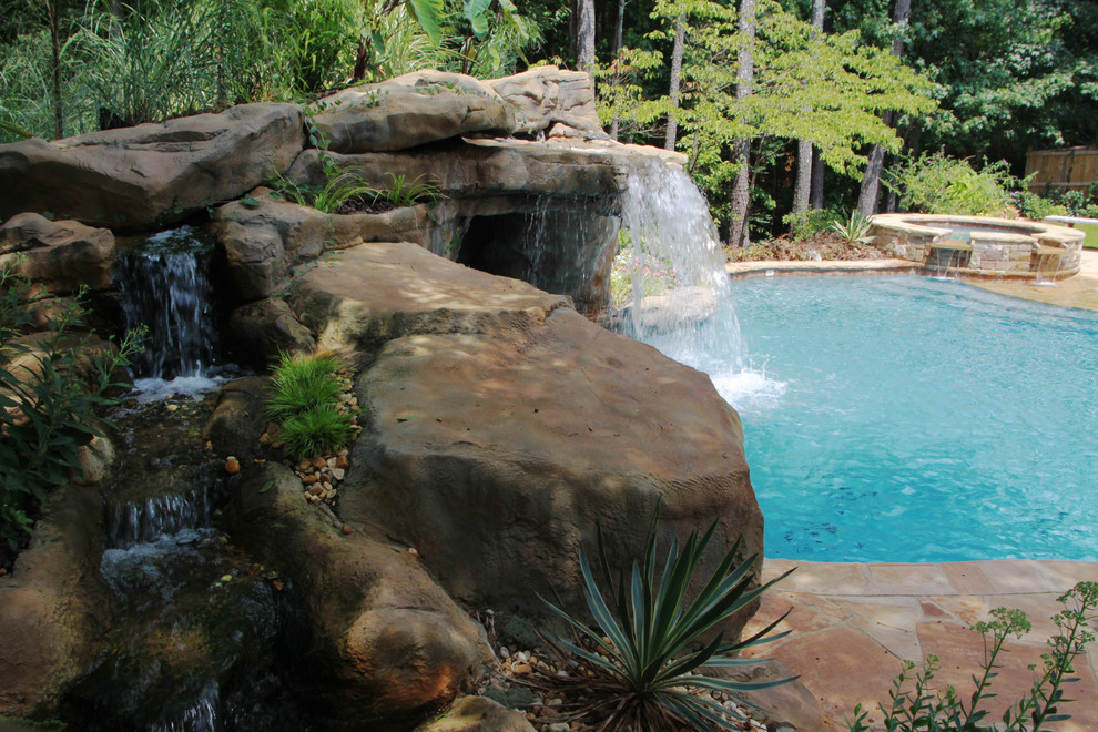 Awesome Hilltop Pool In Marietta Ga Tropical Pool Atlanta By Hilltop Pools And Spas