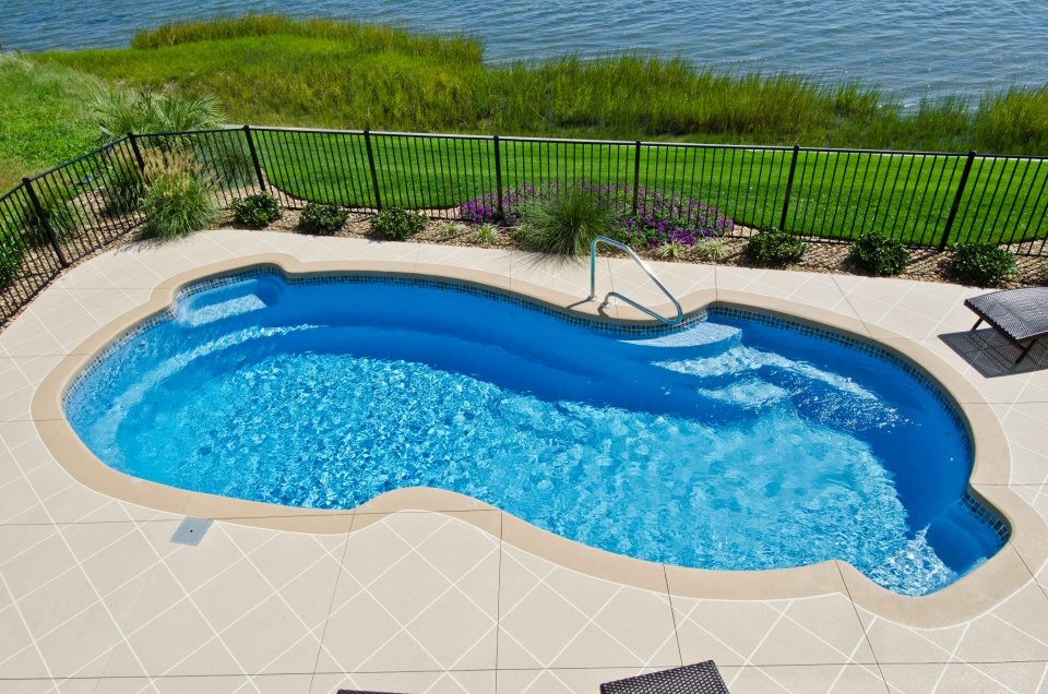 Design ideas for a coastal swimming pool in Other.