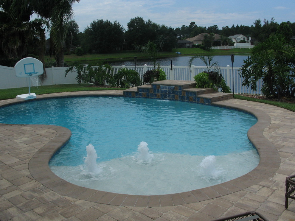 Backyard Pool Traditional Pool Jacksonville by Florida Bonded