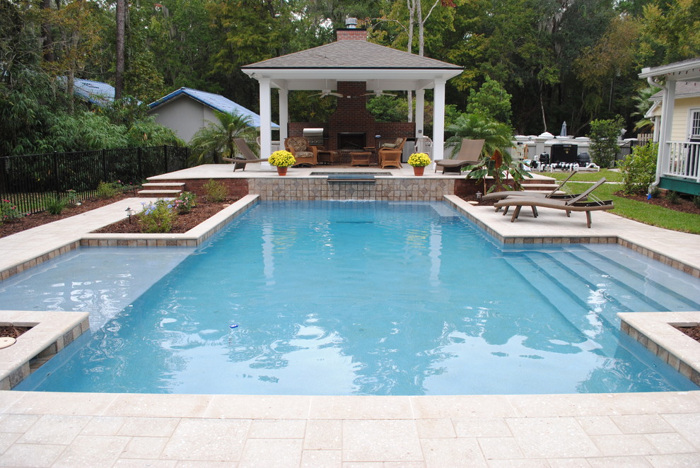 Backyard Swimming Pools Pool Jacksonville by Florida Bonded Pools