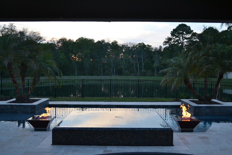 Backyard Swimming Pools Contemporary Pool Jacksonville by