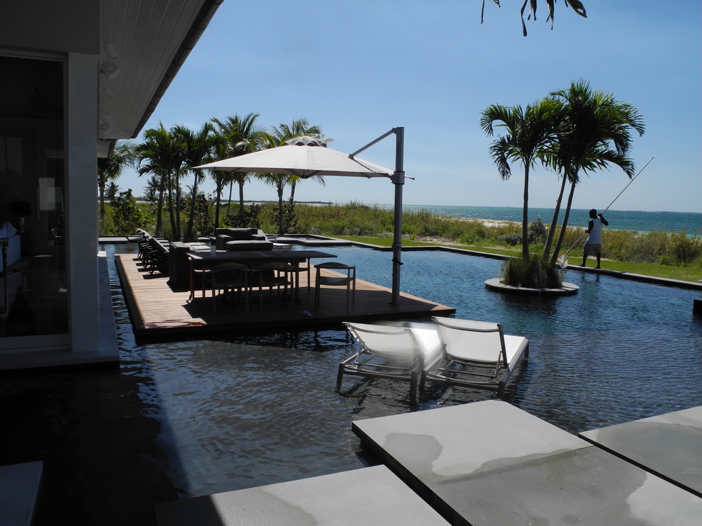 bakers bay bahamas Beach Style Pool Miami by tucker design