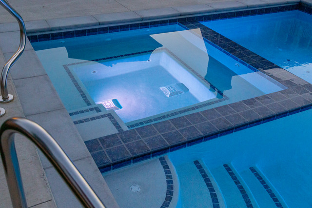 Barrington Il Lap Pool With Interior Hot Tub Traditional Swimming Pool And Hot Tub Chicago