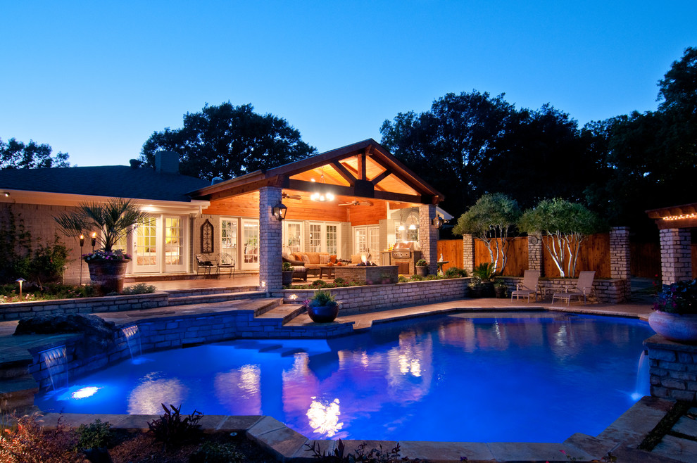 "Beautiful, Pools, Patios & Gardens" Mediterranean Pool Dallas