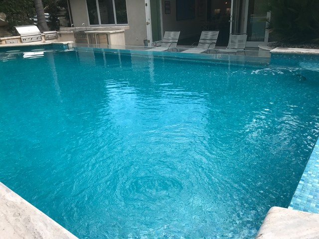Bel Air Tile Swimming Pool With Acrylic, How Much To Tile A Swimming Pool