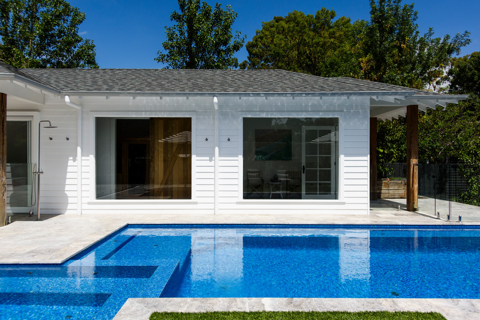 Blackburn Infinity Pool Contemporary Pool Melbourne by Neptune