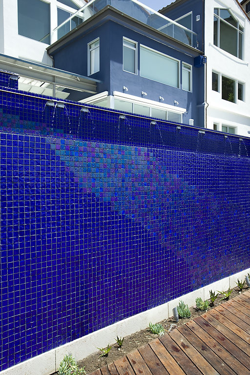 Pool - mediterranean infinity pool idea in San Francisco