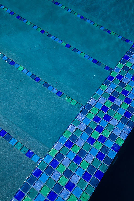 Bild på en vintage pool