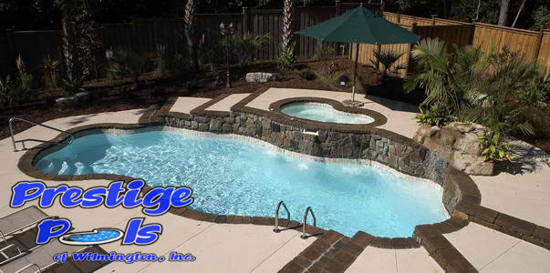 Design ideas for a mediterranean swimming pool in Wilmington.
