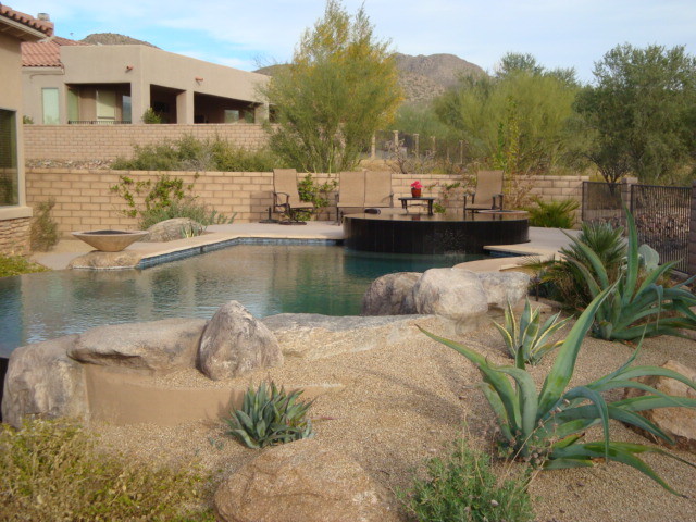 Inspiration for a swimming pool in Phoenix.