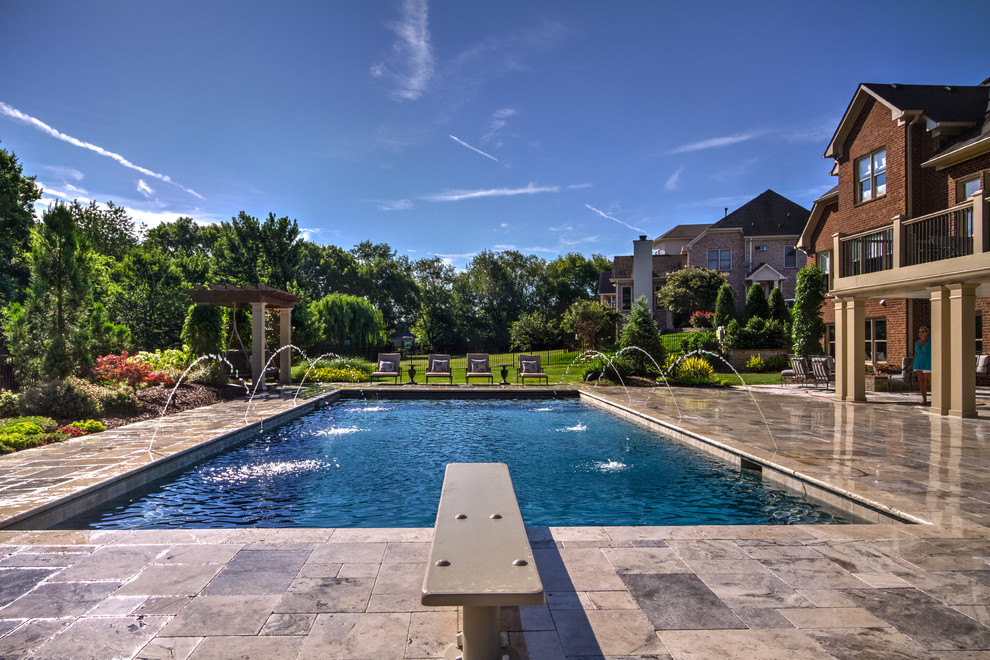 Brentwood Tennnessee Residence Traditional Pool Nashville by
