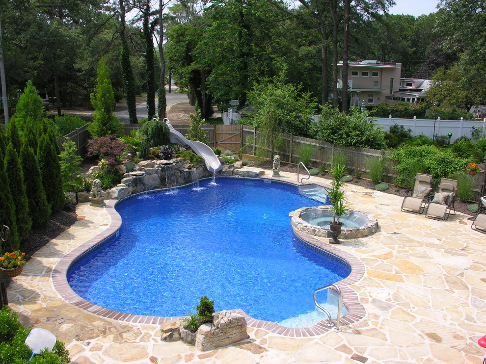Brick NJ Inground Pool Modern Pool New York by Pool Town Inc