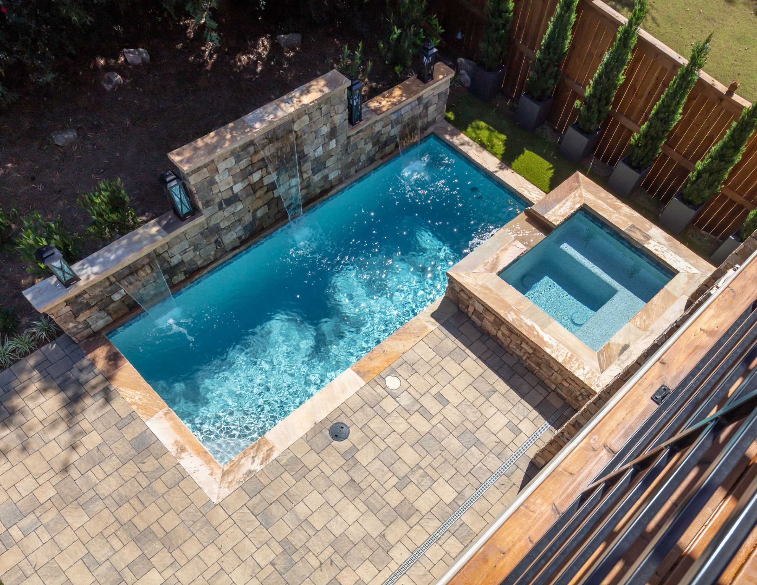 Plunge Pool Hot Tub Combo