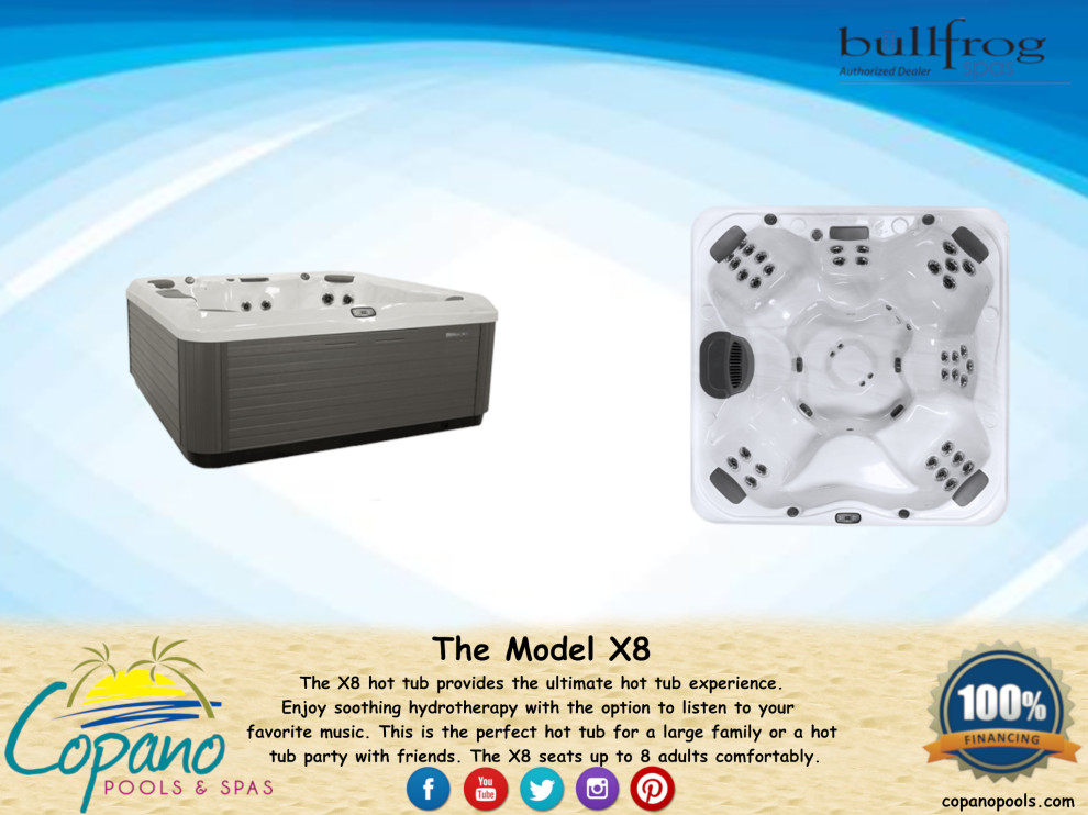 Bullfrog Model X8 Modern Pool Austin by Copano Pools & Spas Houzz