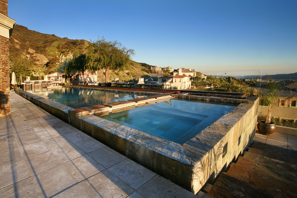 Burbank Contemporary Pool Los Angeles by Los Angeles Pool