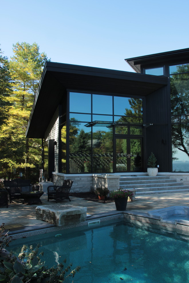 Burlington Ontario Waterfront Contemporary Pool Burlington by