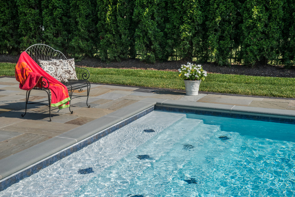 Burr Ridge, IL Swimming Pool With Sunshelf, Diving Board Traditional