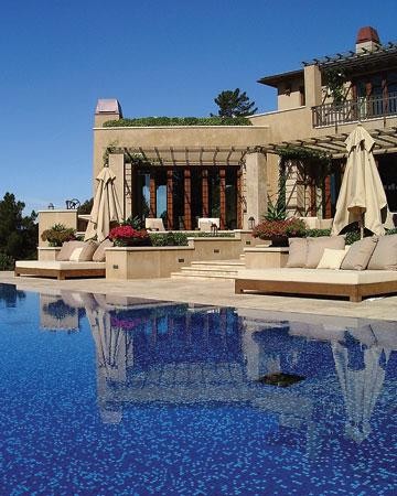 This is an example of a mediterranean swimming pool in San Francisco.