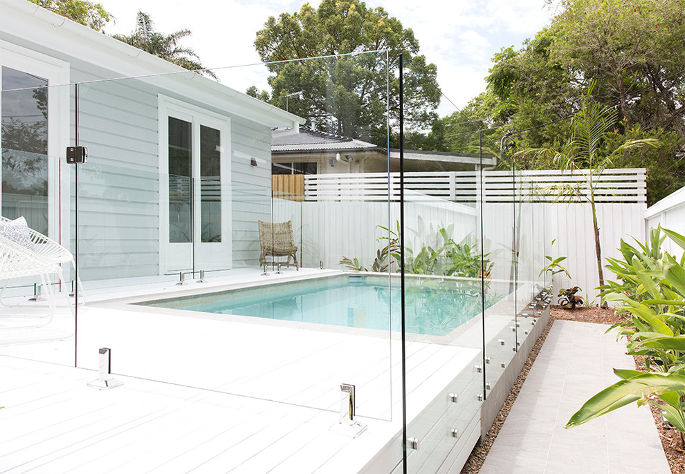 Byron Bay Propetry Beach Style Pool Brisbane by The Design Villa Houzz