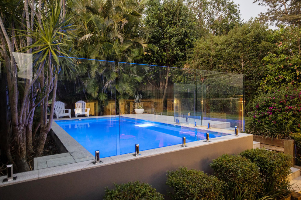 Small modern swimming pool in Brisbane.