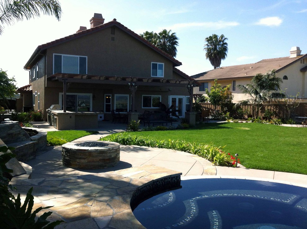 Mediterraner Pool in San Diego