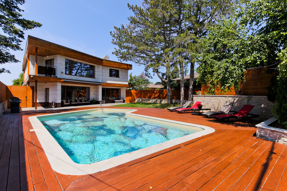 Caronport Crescent Residence Contemporary Pool Toronto by Phi