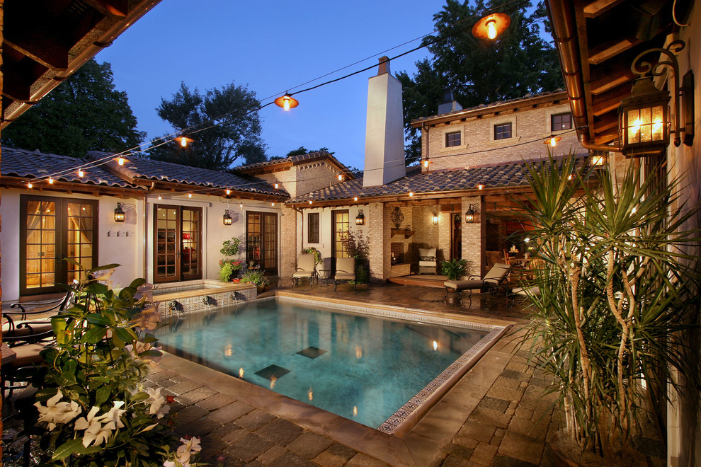 Celebrity Custom Homes Mediterranean Pool Denver By Celebrity Communities
