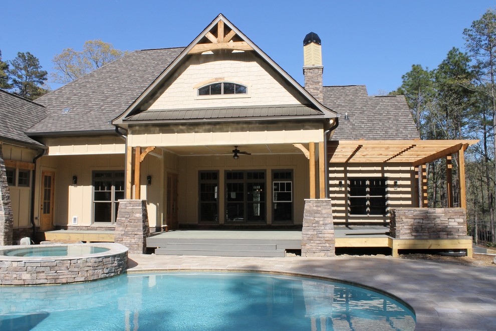 Chelsea / HGTV Dream Home Inspired Arts & Crafts Swimming Pool