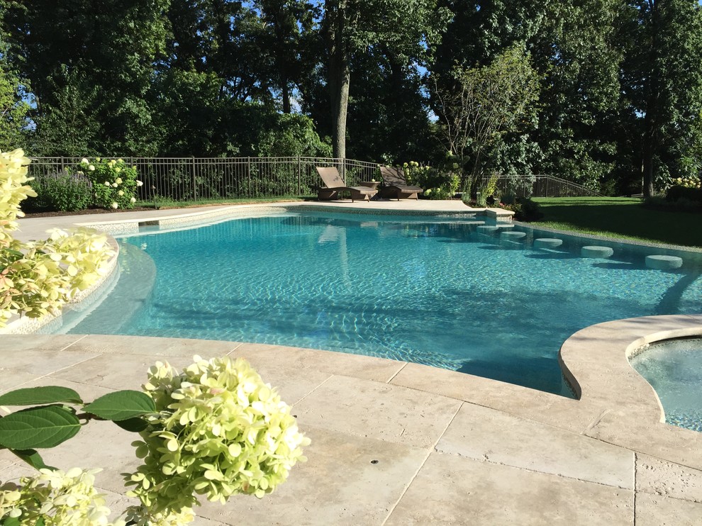 Chester New Jersey | Custom Pool Design NJ - Transitional - Pool - New ...