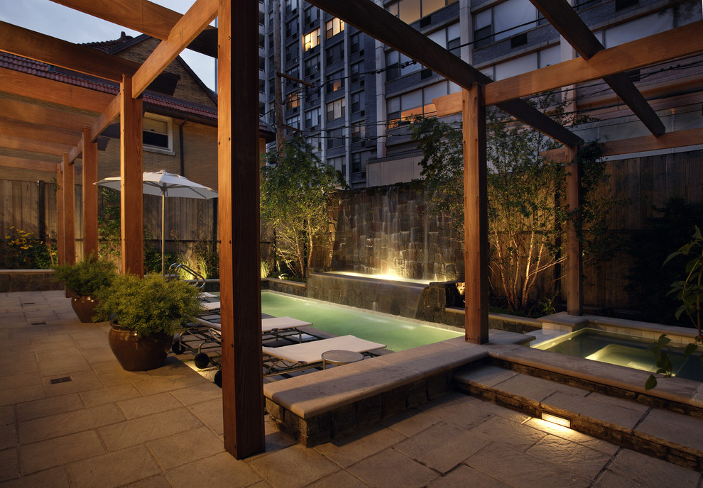 Chicago, IL Swimming Pool, Hot Tub and Water Feature Modern Pool